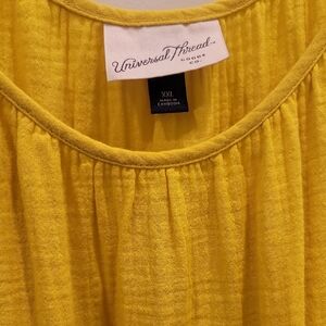 Universal Thread Gold Ruched Blouse
